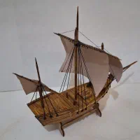 کشتی بادبانی دکوری چوبی|مجسمه، تندیس، ماکت|تهران, سلسبیل شمالی|دیوار