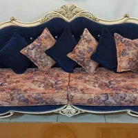 مبل و میز نهارخوری و جلو مبلی