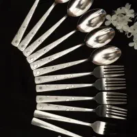 قاشق چنگال استیل قاشق طلایی یونیک