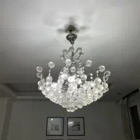 لوستر ۸ شعله کریستال