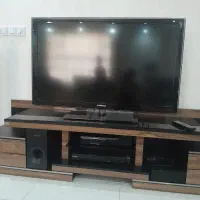 میز تلوزیون و تلوزیون|تلویزیون و پروژکتور|قدس, شهر‌قدس|دیوار