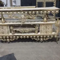 بوفه میز کنسول برنزی ایستاده با بهترین کیفیت|بوفه، ویترین، کنسول|کرج, حصارک پایین|دیوار