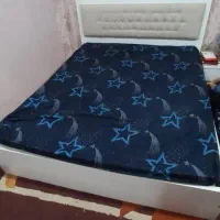 تخت خواب دونفره ام دی اف همراه با تشک|تخت و سرویس خواب|اهواز, رسالت|دیوار