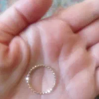 گوشواره طلا این طرح حلقه ای گمشده جفت باهم
