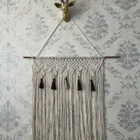 دیوارکوب مکرومه