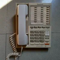 گوشی تلفن رومیزی پاناسونیک ۲خط همزمان سانترال