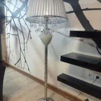 آباژور طوسی رنگ کریستالی وجلو مبلی ۴تایی|مبلمان خانگی و میز عسلی|سلمان‌شهر, |دیوار