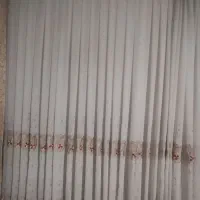 پرده گولدار کتان