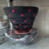 لکن ،سه کاسه خالدار|ظروف نگهدارنده، پلاستیکی، یک‌بارمصرف|کرج, خرمدشت|دیوار