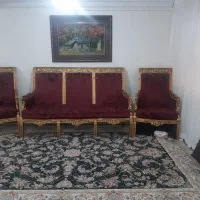 مبل ۵نفره باپارچه ترک وجنس خوب وچوب راش|مبلمان خانگی و میز عسلی|تهران, افسریه جنوبی|دیوار