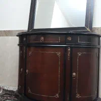 آیینه وکنسول چوب راش|بوفه، ویترین، کنسول|کرمانشاه, |دیوار