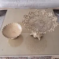 برنز پیوتر کریستال کارد و چنگال پیش دستی گلسرخ|ظروف سرو و پذیرایی|اسلام‌شهر, شهرک قائمیه|دیوار