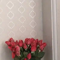 گل رز سرخ  مصنوعی قابل شستشو