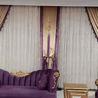 پرده پذیرایی ۵ متری|پرده، رانر، رومیزی|فیروزکوه, |دیوار