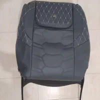 روکش صندلی تمام چرم طوسی