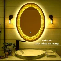 آینه های دفرمه آینه های بک لایت|خدمات پیشه و مهارت|لالجین, |دیوار