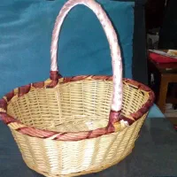 دوعدد سبد حصیری