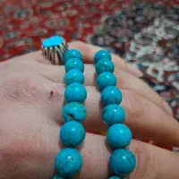 انگشتر و تسبیح فیروزه|کلکسیون اشیاء عتیقه|بومهن, |دیوار