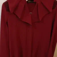 شومیز قرمز مجلسی