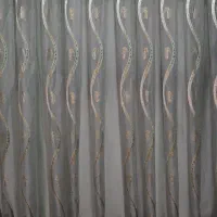 پرده حریر اتاق خواب به همراه والان