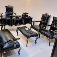 صندلی چرم چسترکانتر نیلپر توری لیو جلیس گیربکس مبل|دفتر کار|اهواز, زیتون کارمندی|دیوار