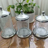 شکلات خوری (بانکه)شیشه ای استیل