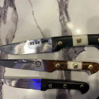 چاقو دسته شاخ و چوب و فایورگلاس