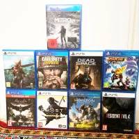 تعدادی دیسک کمیاب جهت معاوضه و فروش ps4 و ps5