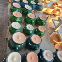 دیزی سنگی و سرامیکی|ظروف پخت‌وپز|قم, بوستان خلیج فارس|دیوار