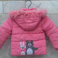 کاپشن دخترانه کلاهدار|کفش و لباس بچه|قم, وادی السلام|دیوار