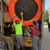 باربری اسباب کش ماشین باکارگرهموناکداخل عکس