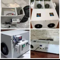باکس تکی آپارتمانی دو فن حلزونی