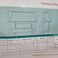 بخاری طرح شومینه‌ نیک‌کالا و بخاری مرواریدسوز|بخاری، هیتر، شومینه|لاهیجان, کوی آزادگان|دیوار