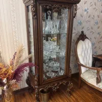 ویترین چوبی منبت کاری شده|بوفه، ویترین، کنسول|تهران, فدک|دیوار