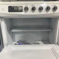 گاز مبله شیشه‌ای ۵ شعله اطلس شرایط اقساطی