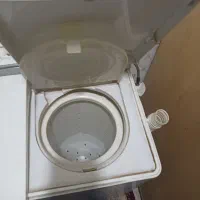 ماشین لباسشویی سفید|ماشین لباسشویی و خشک‌کن لباس|باوی, |دیوار