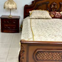 تخت دونفره چوبی سرویسخواب کلاسیک|تخت و سرویس خواب|تهران, اختیاریه|دیوار