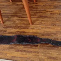 کمربند چرم پهن پاور لیفتینگ و بدن سازی