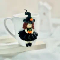 ماگ با عروسک دست ساز|صنایع دستی و سایر لوازم تزئینی|گنبد کاووس, |دیوار