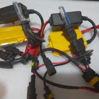 یک جفت لامپ زنون یخی با موتور کامل