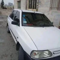 یه پراید ۸۲ کاربرات سفید آماده مسافرت سالم