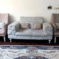 مبل راحتی همراه با عسلی