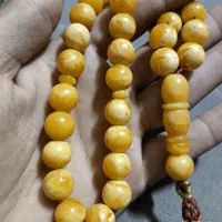 تسبیح کهربای تایگر طبیعی