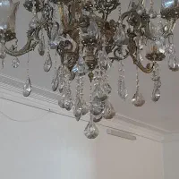 لوستر برنز شیک سه تا یه مدل|لوستر و چراغ آویز|قم, نیروگاه|دیوار