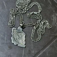 زنجیر و پلاک نقره عیار 925|جواهرات|اندیشه, شهرک کوثر|دیوار