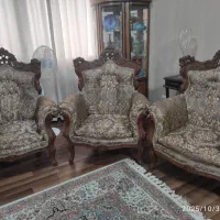 مبل سلطنتی ۹ نفره|مبلمان خانگی و میز عسلی|گنبد کاووس, |دیوار