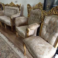 مبل استیل 9 نفره با میز عسلی|مبلمان خانگی و میز عسلی|ابهر, |دیوار