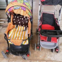 دوتا کالسکه و گهواره|کالسکه و لوازم جانبی|شاهین‌شهر, شهرک میلاد|دیوار