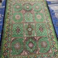 فرش ابریشم|فرش|زنجان, |دیوار