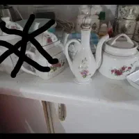 چینی گل سرخی|ظروف سرو و پذیرایی|تهران, شهرک فردوس (حسینی)|دیوار